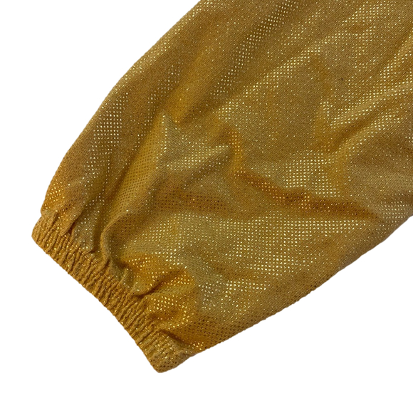 max studio kids gold metallic dress 3T ruffle - Picture 6 of 8
